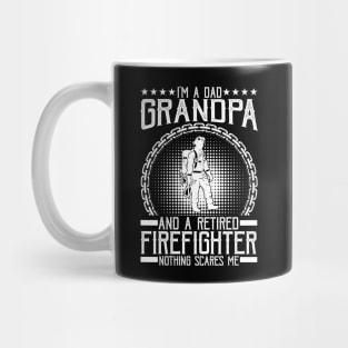 funny retired firefighter for dads and grandpas Mug